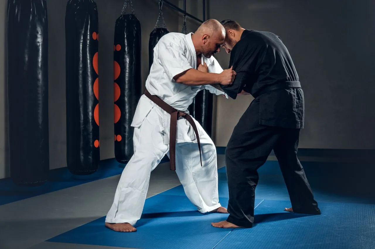 Judo class at Electric City BJJ